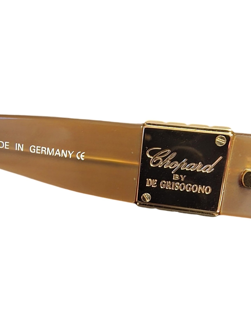 Chopard Burgundy/Caramel Gold Square Sunglasses - Picture 10 of 10